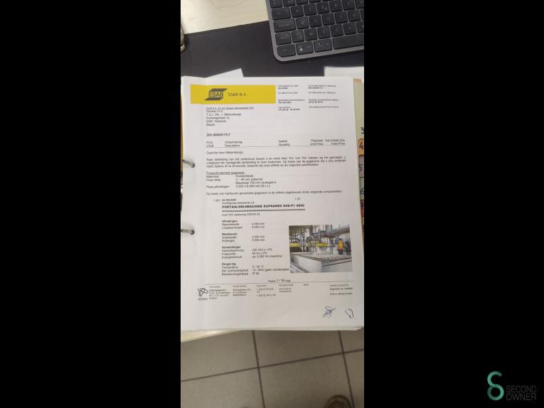 ESAB Supraflex SXE-P1, 6000x2500mm MET9.768 58 17186